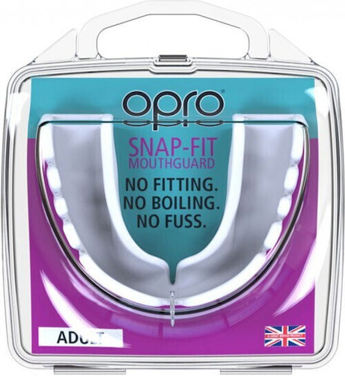 Opro Snap Fit Senior Protective Mouth Guard White 2143010