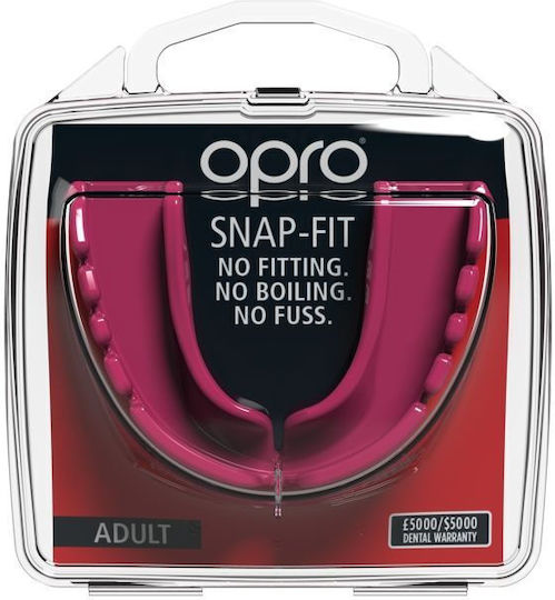 Opro Senior Protective Mouth Guard with Case Pink 2139005