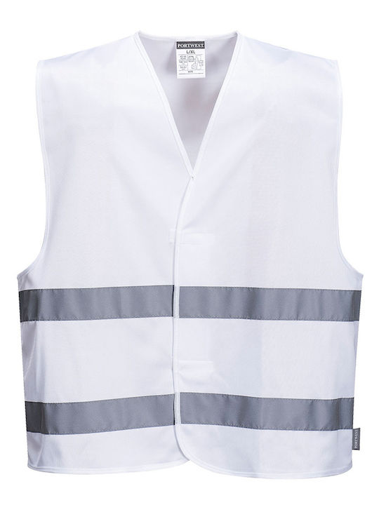 Portwest Men's Safety Vest with Reflective Tapes Blue