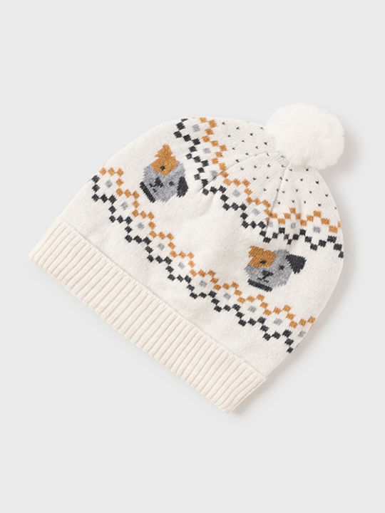 Kids Beanie Set with Scarf Knitted Multicolour