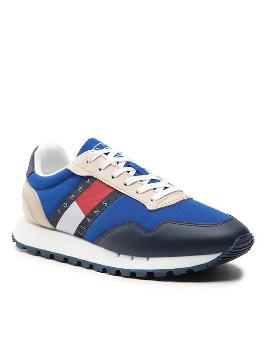 Tommy Hilfiger Retro Runner Core Ανδρικά Sneakers Μπλε