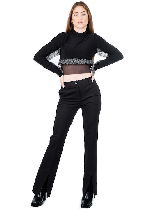 Women's Blouse Long Sleeve Black