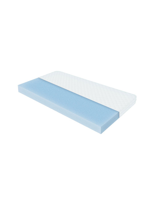 Pat Pentru Copii Single Verde Cu Saltea 80x160cm