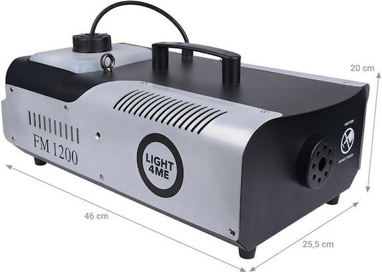 Light4me Машина за мъгла 1200W с Проводник / Безжичен контролер