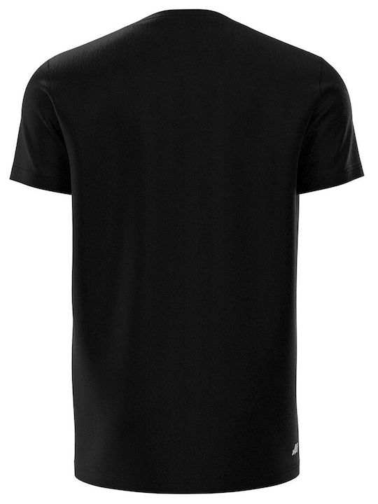 Bidi Badu Herren Sport T-Shirt Kurzarm Schwarz