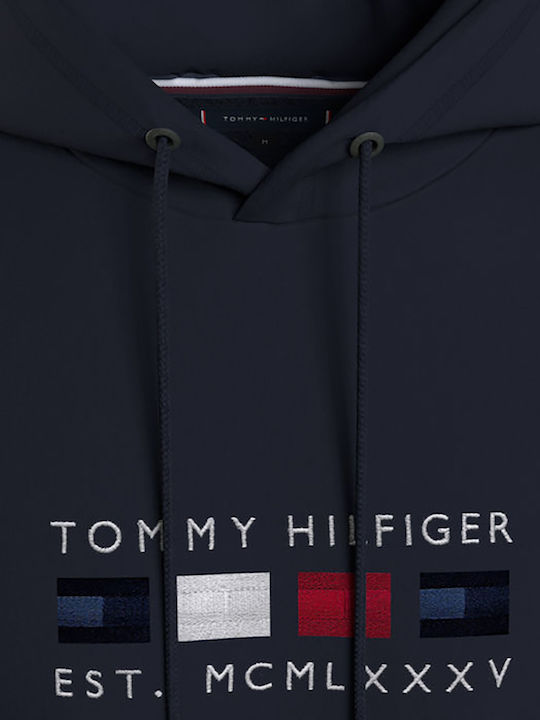 Tommy Hilfiger Cămașă Bărbătească Cu mânecă lungă Albastru