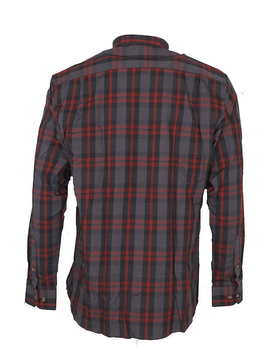 Pre End Men's Shirt Long Sleeve Checked Multicolour