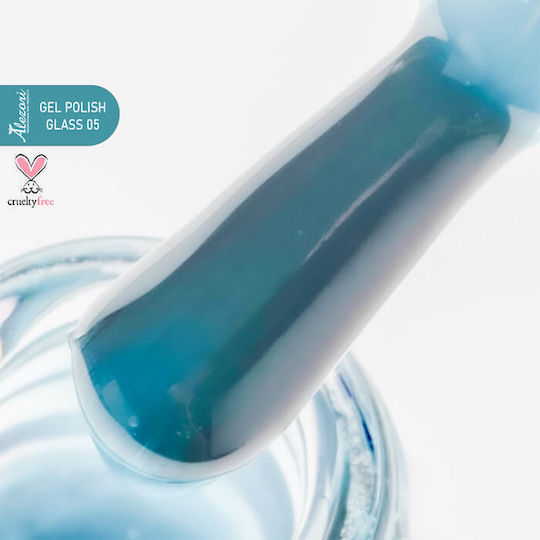 Alezori Halb-permanenter Nagellack Glass 05 15ml 1Stück