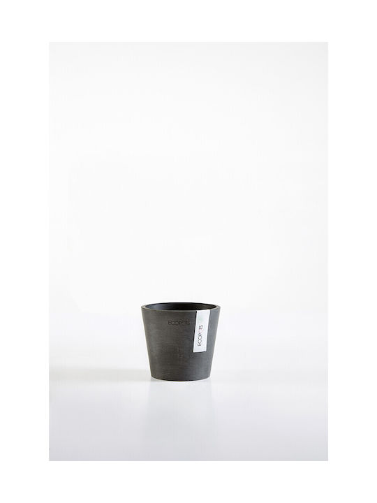 Ecopots Amsterdam Mini 8 Blumentopf Hängend 8x7cm in Gray Farbe 74.009.08A