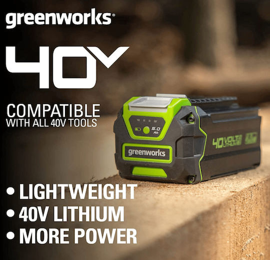 Greenworks Μπαταρία Εργαλείου 40V με Χωρητικότητα 5Ah G40B5