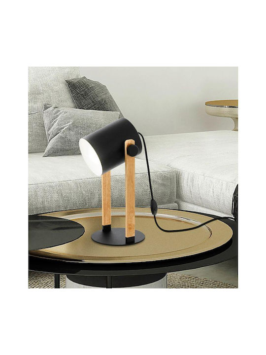Eglo Hornwood Decorative Lamp with Socket for Bulb E27 Black