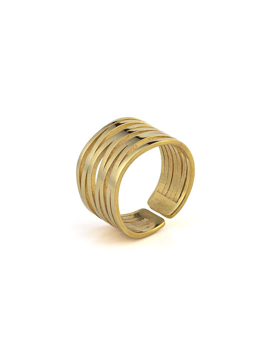 George Art Jewels Women's Gold Plated Silver Ring