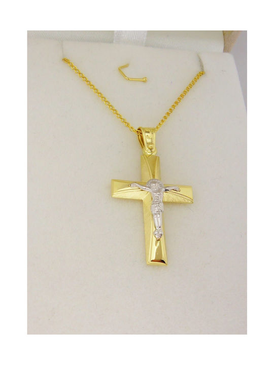 Papadopoulos Gold Χρυσός Σταυρός 14K