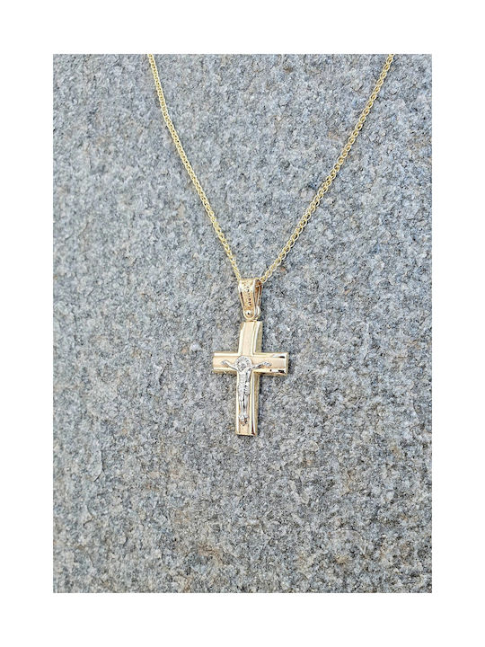 Papadopoulos Gold Men's Gold Cross 14K