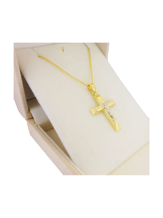 Papadopoulos Gold Men's Gold Cross 14K