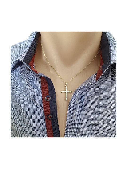 Papadopoulos Gold Men's Gold Cross 14K