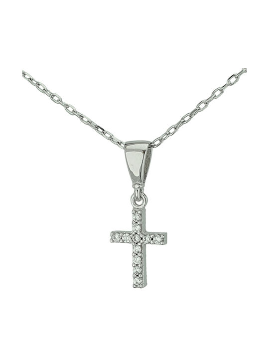 Papadopoulos Gold Women's Cross with Chain