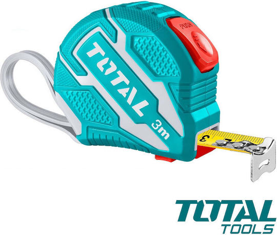 Total Tape Measure with Auto-Rewind 16mm x 3m