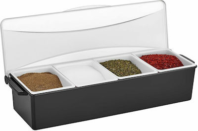 Gastroplast Plastic Bar Organizer with 4 Compartments