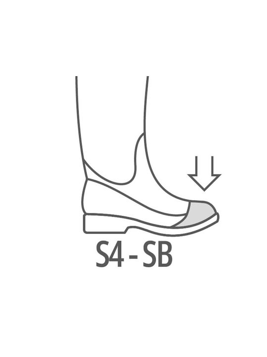 Delta Plus Organo S4 SRA Non-Slip Work Wellies Knee White