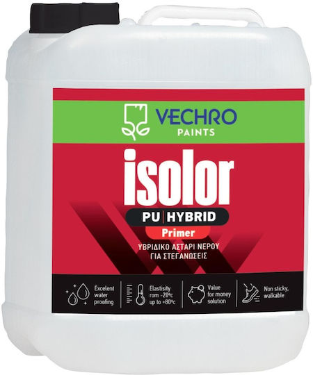Vechro Isolor Hybrid Primer Primer Amorsă hibridă de apă pentru impermeabilizare Potrivit pentru Materiale de construcție 1lt
