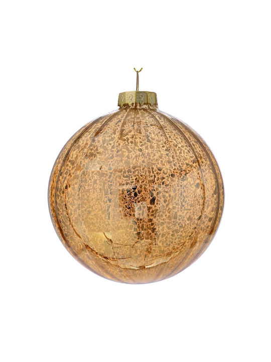 Iliadis Christmas Glass Ball Ornament Gold