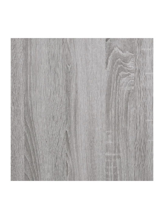 Wohnzimmer Vitrine aus Holz & Metall mit Verglasung in Grau 69.5x31x115cm