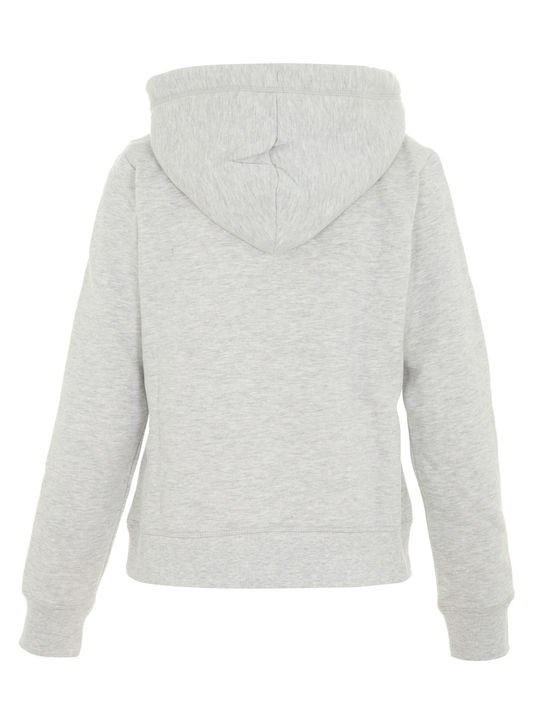 Superdry W ESSENTIAL LOGO Women's Hooded Sweatshirt Gray