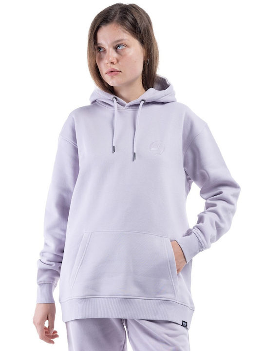 District75 Women's Hooded Fleece Sweatshirt Purple