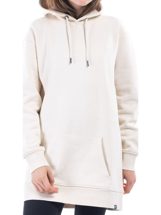 Lang Damen Sweatshirt Beige
