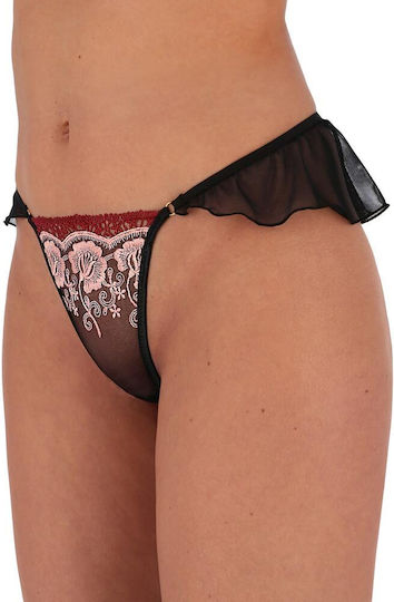 Passion Frauen Sexy Zeichenfolge Schwarz