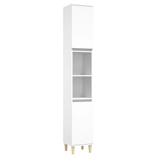 vidaXL Bathroom Cabinet L80xW33xH60cm White