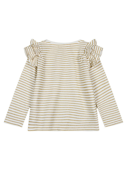 Energiers Kids Blouse Long Sleeve Beige