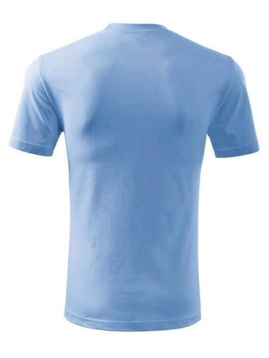 Malfini Werbe-T-Shirt in Hellblau Farbe