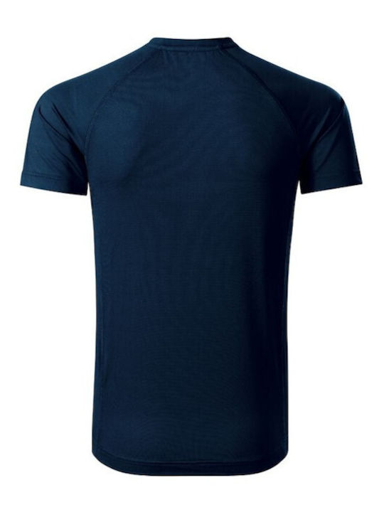 Malfini Werbe-T-Shirt in Marineblau Farbe