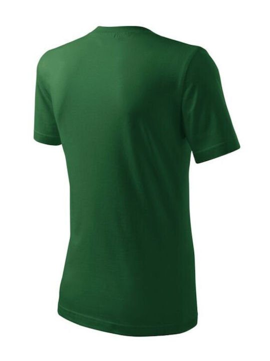 Malfini Bărbătesc Tricou Promotional Mânecă Scurtă în Verde Culore