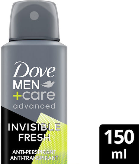 Dove Men+ Care Advanced Invisible Fresh Αποσμητικό 72h σε Spray 150ml