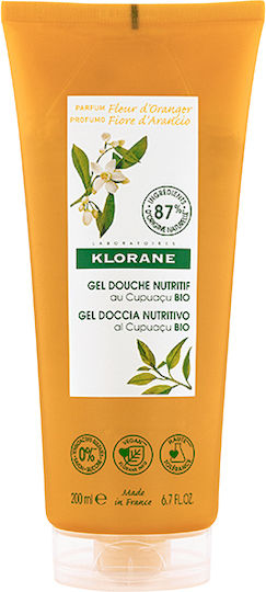 Klorane Miel D'oranger Αφρόλουτρο σε Gel με Μέλι & Άρωμα Εσπεριδοειδή 200ml