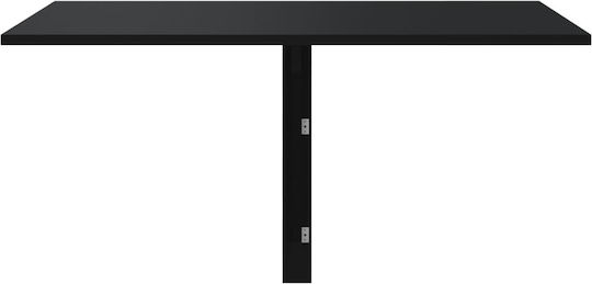Masă Bucătărie Pliabil Negru 100x60x56buc