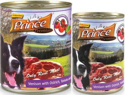 Prince Premium Υγρή Τροφή Σκύλου με Ελάφι και Καρότο σε Κονσέρβα 400γρ.