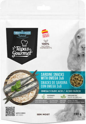 Mediterranean Natural Tapas Gourmet Dog Treat Gluten Free with Sardine 190gr 20100645