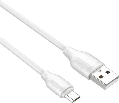 Ldnio LS371 USB 2.0 Cable USB-C male - USB-A White 1m