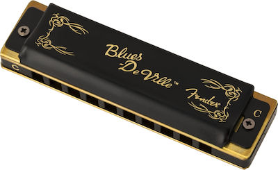 Fender Διατονική Φυσαρμόνικα Blues Deville Harp Τονικότητας C (Do) Ματζόρε