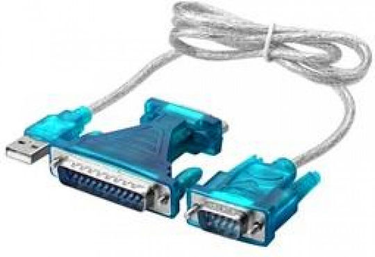 Vnzane Cable USB-A to RS232 25-pin male / RS232 9-pin female 0.5m (04.001.0414) 1pcs