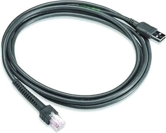 Zebra USB 2.0 Cable USB-A male - RJ45 Μαύρο 2.1m (CBA-U21-S07ZBR)