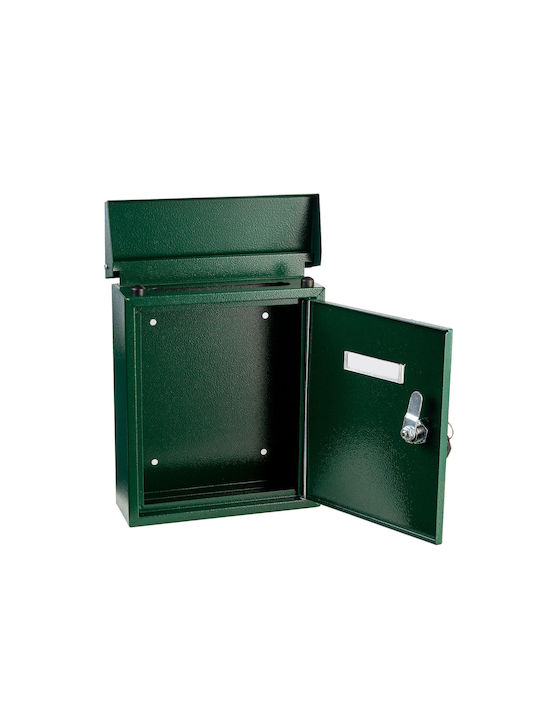 Cutie Poștală pentru Bloc Inox în Culoarea Verde 20x6.5x25.5cm
