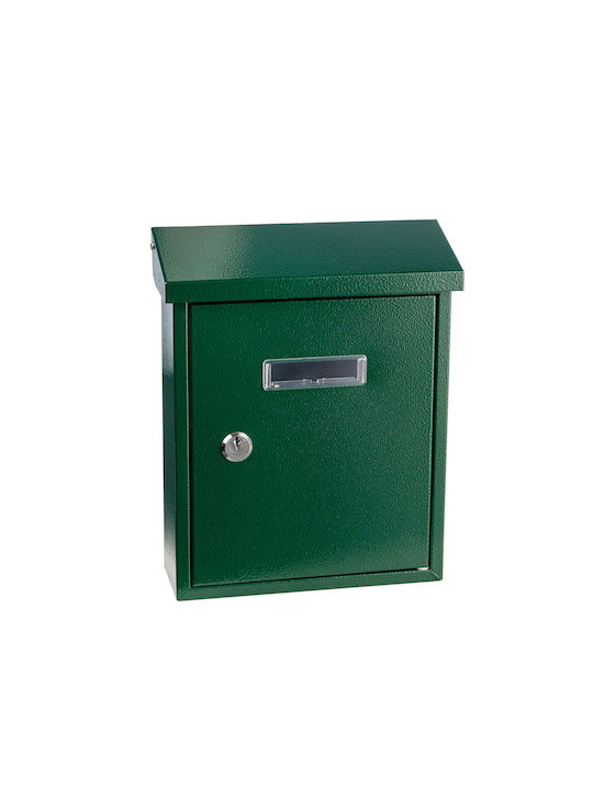 Cutie Poștală pentru Bloc Inox în Culoarea Verde 20x6.5x25.5cm