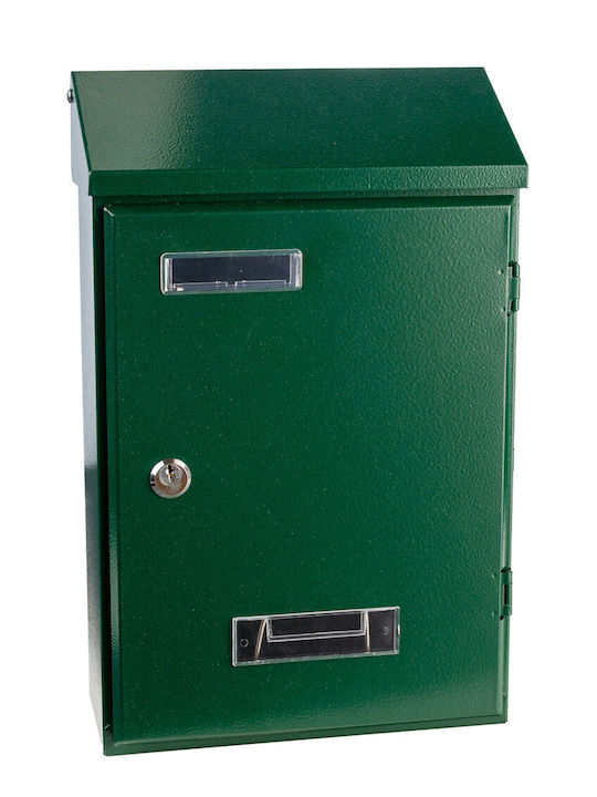 Apartment Building Mailbox Inox in Brown Color 23.5x36x36cm