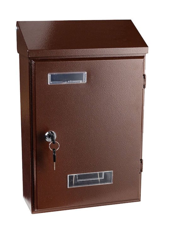 Cutie Poștală pentru Bloc Inox în Culoarea Argintiu 23.5x36x36cm