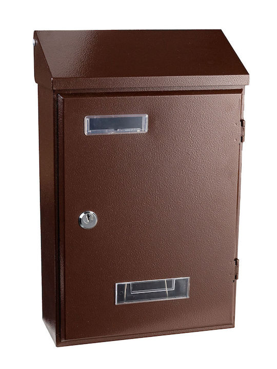 Пощенска Кутия за Блок Inox в Черен Цвят 23.5x36x36см
